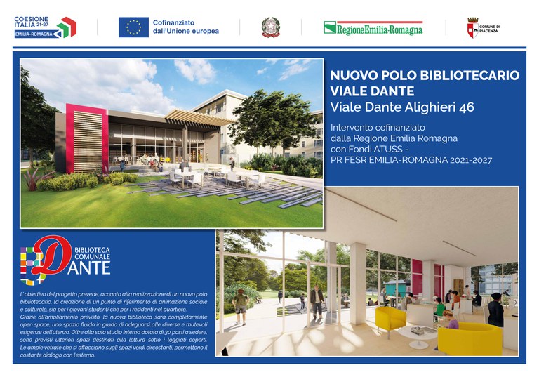 Rendering della sede rinnovata di via Dante Rendering della sede rinnovata di via Dante