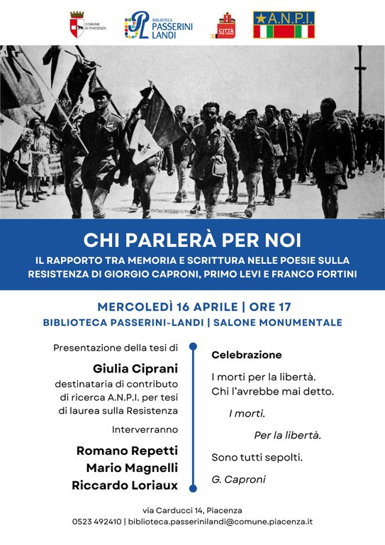 Chi parlerà per noi