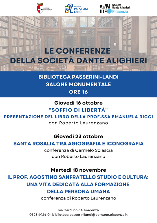 Conferenze Società Dantesca