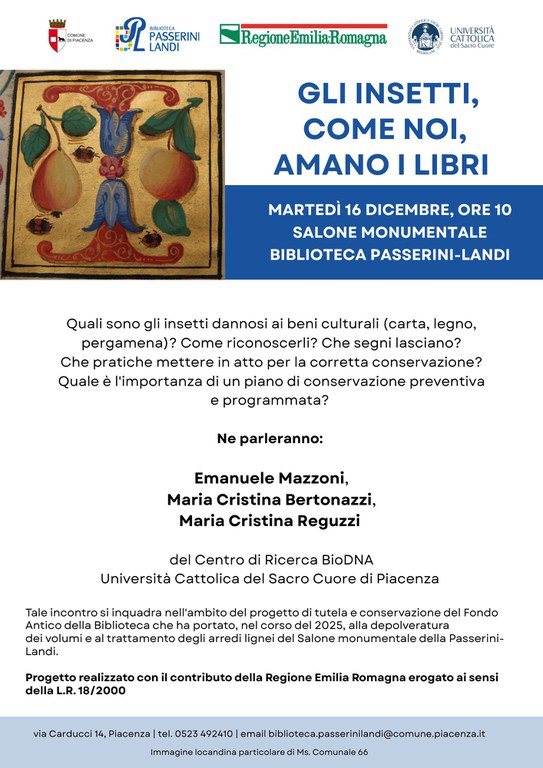 Gli insetti amano i libri