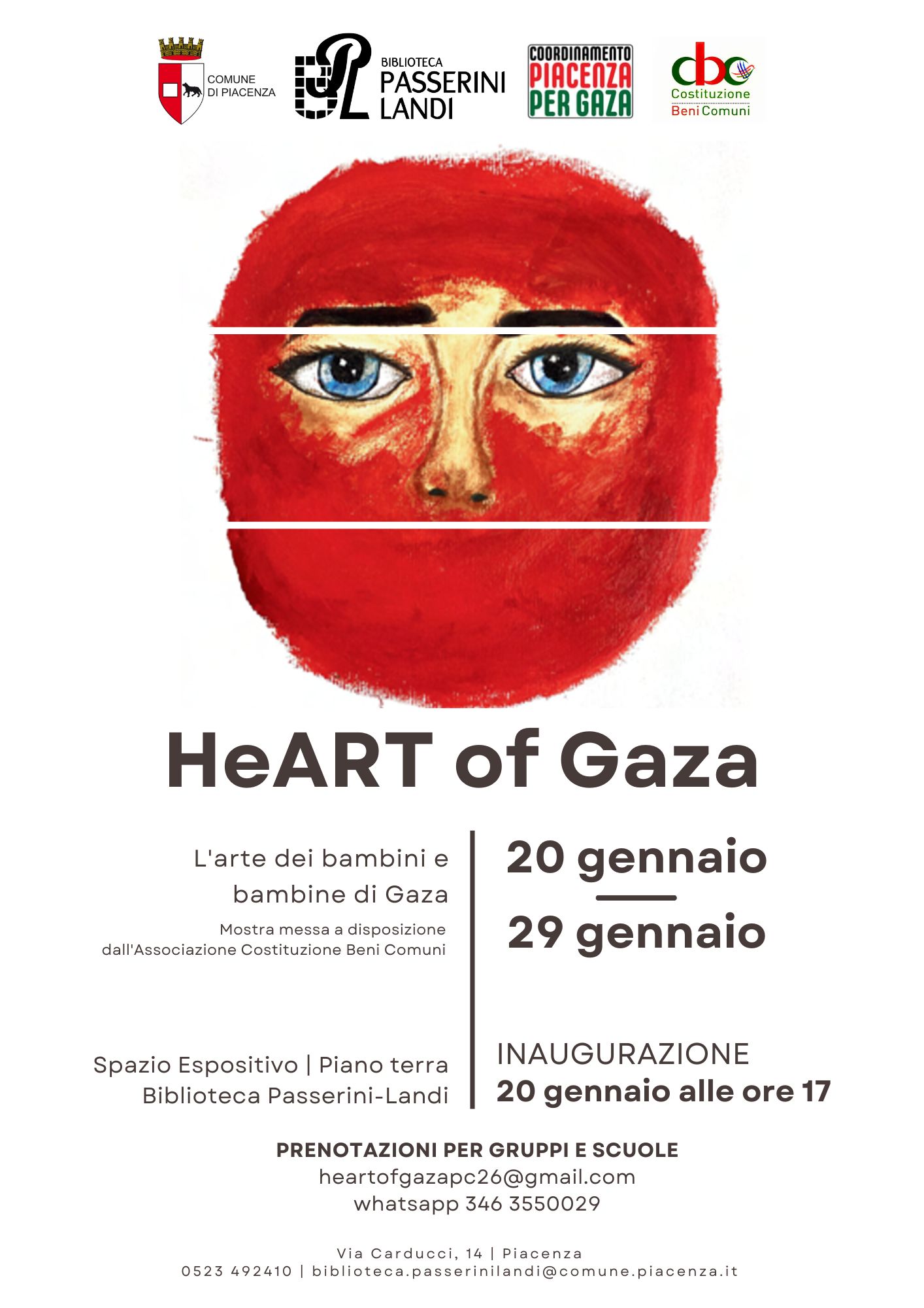 Mostra HeART of Gaza
