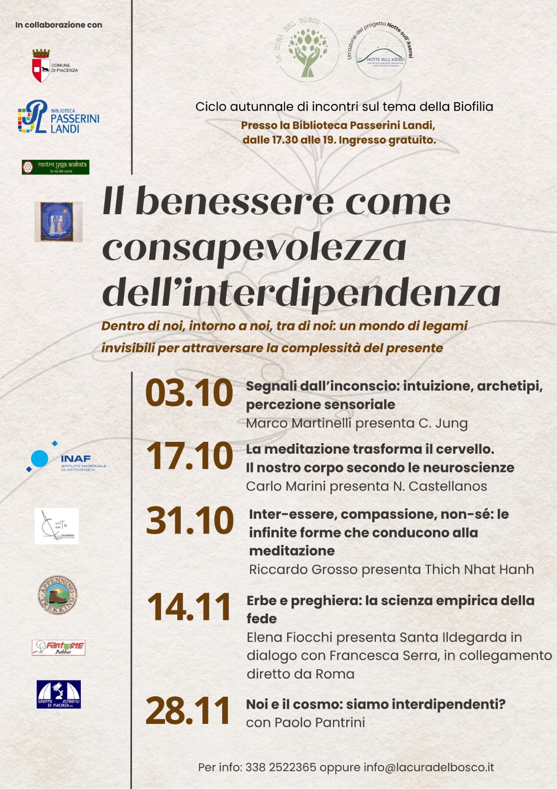 Benessere come consapevolezza dell'interdipendenza
